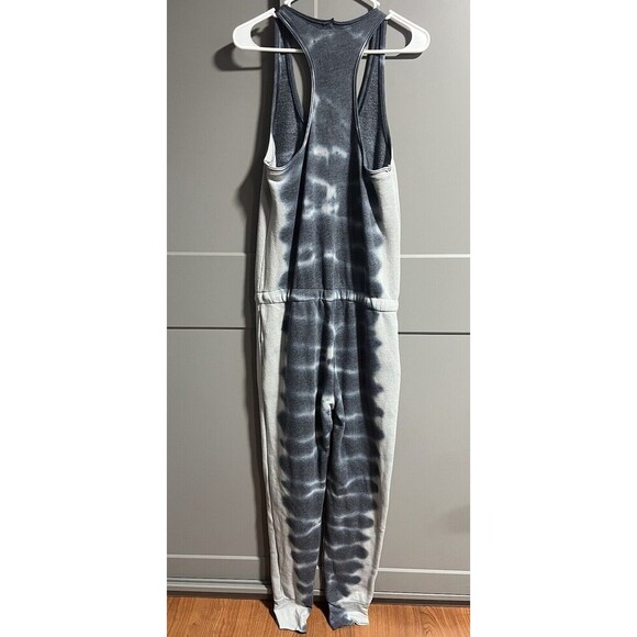 YFB Young Fabulous Broke Racerback Tie Waist Terry Knit Jumpsuit Tie Dye Medium - Picture 6 of 8